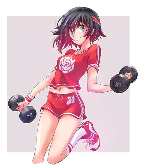 Parodies: rwby 994. . Rubys workout regime hentai
